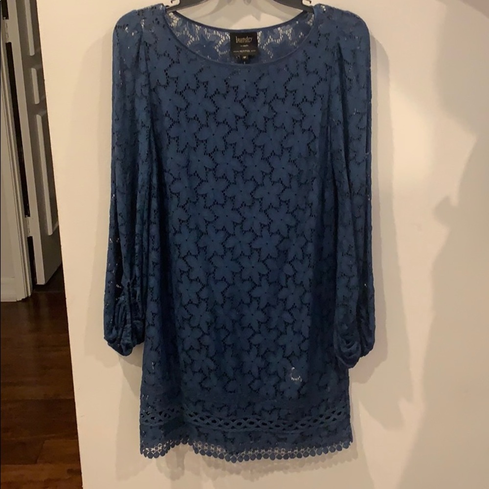 Landry Blue Lace Dress